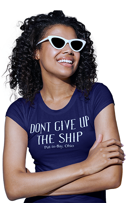 don't give up the ship shirt